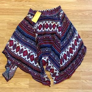 Francesca’s Paisley Print Flippy Mini Skirt - Adult Medium - New with tags